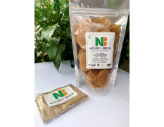 Nature's Bridge Pani Puri - Ready-to-Fry Gol Gappa with Masala - 100 Pcs