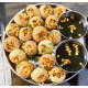 Nature's Bridge Pani Puri - GOL Gappa - Ready-to-Fry Dry Pani Puri Papad with Masala - Puchka - Ready to Fry at Home Pack of 100 Pcs. Pani Puri Papad - (250 gm)