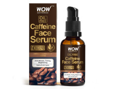 WOW Skin Science Caffeine Face Serum | Toning, Brightening & Anti Wrinkle | Bright, Clear Skin | Moisturizes and Protects Sun Damage | For Women & Men | No Parabens | 30 ml