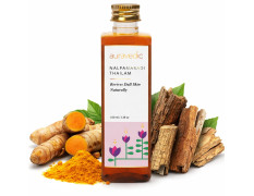 Auravedic Nalpamaradi Thailam for Face Body oil after bath for daily use 100 ml Nalpamaradi oil for Skin Brightening Pigmentation DeTan For Men Women