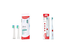 Colgate ProClinical 150 Sonic Battery Powered Electric Toothbrush and Colgate 360 Deep Clean Toothbrush Replacement Brush Heads - Pack of 2
