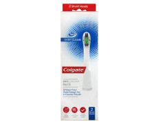 Colgate ProClinical 150 Sonic Battery Powered Electric Toothbrush and Colgate 360 Deep Clean Toothbrush Replacement Brush Heads - Pack of 2