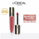 L'Oréal Paris Lipstick, Liquid Format with Matte Finish, Oil-In-Water Formula, Breathable and Lightweight Feel, Non-Flaking, Colour: 143 I Liberate, 7ml