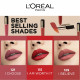 L'Oréal Paris Lipstick, Liquid Format with Matte Finish, Oil-In-Water Formula, Breathable and Lightweight Feel, Non-Flaking, Colour: 143 I Liberate, 7ml