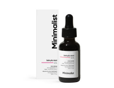 Minimalist 2% Salicylic Acid Serum For Acne, Blackheads & Open Pores | Reduces Excess Oil & Bumpy Texture | BHA Based Exfoliant for Acne Prone or Oily Skin | 30ml