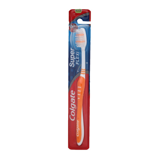 Colgate Super Flexi Toothbrush - Manual, Adult, Soft (Medium) Multicolor