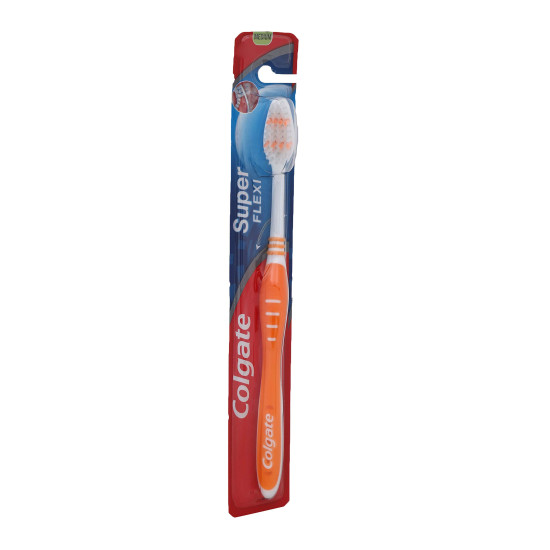 Colgate Super Flexi Toothbrush - Manual, Adult, Soft (Medium) Multicolor