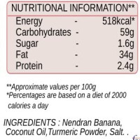 Naturalz Kerala Banana Chips (Coconut Oil, 1Kg)