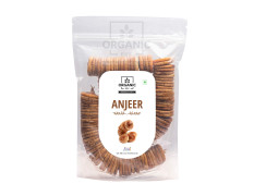 Organic Box Afghani Anjeer Figs - Afghanistan Dry Anjir (Dried Figs) Dry Fruits for body mass loss, Good for Physical Health, Increases Immunity and Purify the Blood (1 Kg) - Raksha bandhan / Rakhi Gift Pack