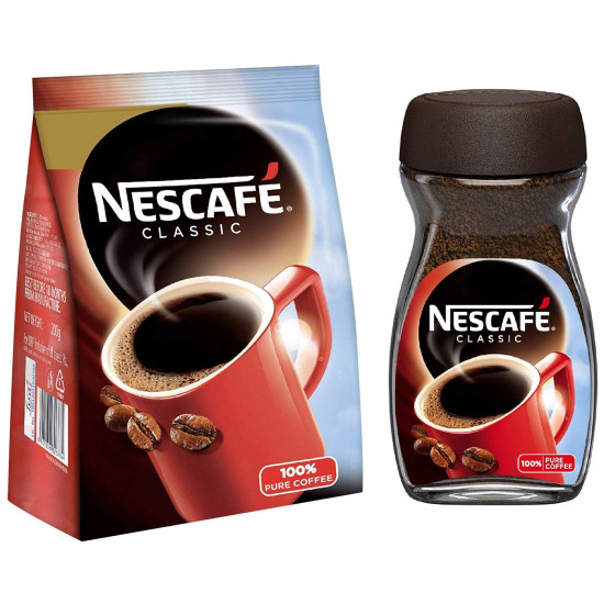 Nescafe Classic Coffee, 200g + Nescafé Classic Coffee, 200g Dawn Jar