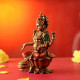 CraftVatika Lakshmi Devi Idol Statue for Home Puja Goddess Laxmi Idols Showpiece for Temple Pooja Room Diwali Decoration Gifts for Family Friends Corporate Client Mother Father