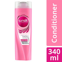 Sunsilk Lusciously Thick & Long Conditioner, 340 ml - Voluminous & Healthy Hair