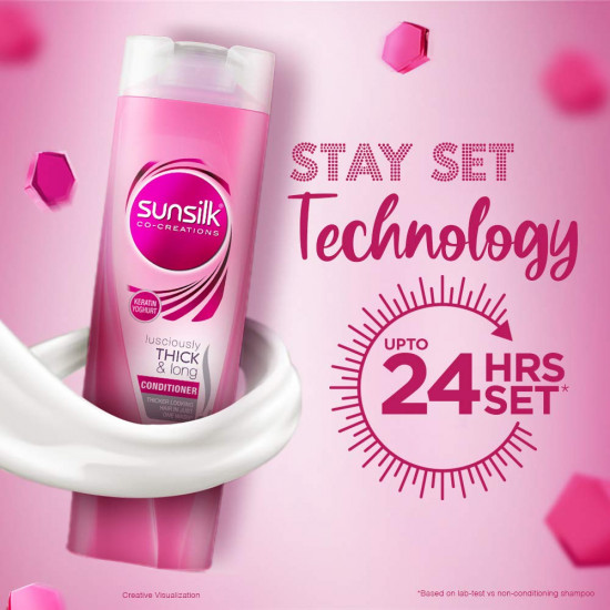Sunsilk Lusciously Thick & Long Conditioner, 340 ml