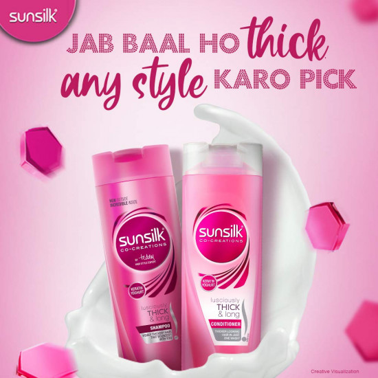 Sunsilk Lusciously Thick & Long Conditioner, 340 ml