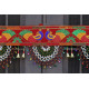CraftVatika Fabric Traditional Toran Bandarwal Door Hanging Main Door Shubh Labh Wall Hanging Fancy Toran , Multicolor, 927 Millimeters