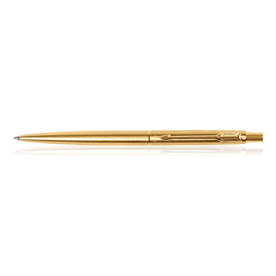 Parker Classic Gold Ball Pen With (Parker Quink Flow Refill Combo Pack 2 - Blue Ink) By DTL Company