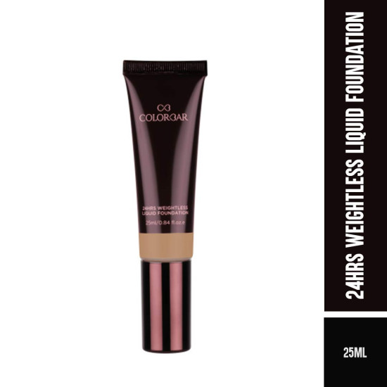 Colorbar 24Hrs Weightless Satin Finish Full Coverage Liquid Foundation (Fc 4.1, 25 Ml), All
