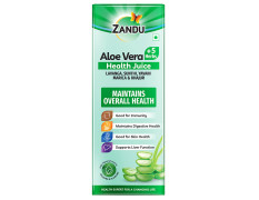 Zandu Aloe Vera + 5 Herbs Health Juice | Ayurvedic Immunity Booster | Good for Digestive Health, Skin Health & Liver Function |No Added Sugar (500ml)