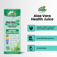 Zandu Aloe Vera + 5 Herbs Health Juice | Ayurvedic Immunity Booster | Good for Digestive Health, Skin Health & Liver Function |No Added Sugar (500ml)