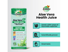 Zandu Aloe Vera + 5 Herbs Health Juice | Ayurvedic Immunity Booster | Good for Digestive Health, Skin Health & Liver Function |No Added Sugar (500ml)