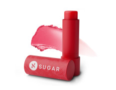 SUGAR Cosmetics Tipsy Lips Moisturing Balm with Vitamin E, Shea Butter and Jojoba Oil | Tinted Lip Balm with SPF | Lip Protection & Nourishment | 4.5gm - 02 Cosmopolitan