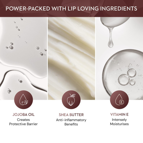 SUGAR Cosmetics Tipsy Lips Moisturing Balm with Vitamin E, Shea Butter and Jojoba Oil | Tinted Lip Balm with SPF | Lip Protection & Nourishment | 4.5gm - 02 Cosmopolitan