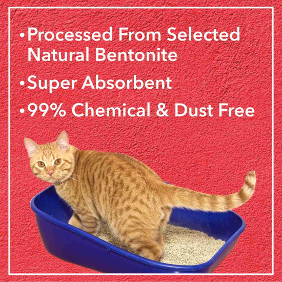 Drools Cat Litter for Multiple Breeds 5kg | Lavender | Pet & People Friendly | Long Lasting | Super Absorbent