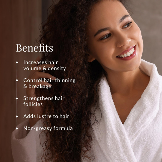 Forest Essentials Hair Thickening Spray Bhringraj & Shikakai | Non-greasy Natural Scalp Spray for All Hair Types | Promotes Hair Growth | Controls Hair Fall & Hair Breakage|For Men & Women | 130 ml