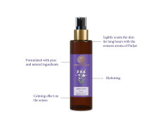 Forest Essentials Body Mist Parijat | Natural & Hydrating Body Spray For Men & Women | Luxury Deep Floral Fragrance | 130 ml