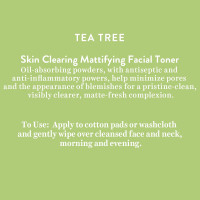 Biotique Tea Tree Skin Clearing Mattifying Facial Toner For Normal To Oily Skin Face Toner, 120Ml | Treats Acne & Pimples, Tightens Pores, Pack of 1