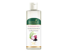 Biotique Onion Black Seed Hair Oil for Silky and Strong Hair, 200ml | Controls Hair Fall, Promotes G