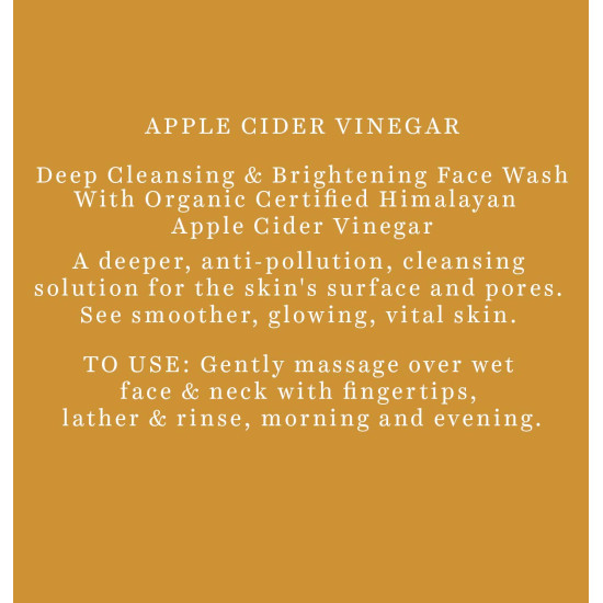Biotique Apple Cider Vinegar Deep Cleansing Face Wash for All Skin Types, 150ml | Deep Cleansing & E Biotique Apple Cider Vinegar Deep Cleansing Face Wash for All Skin Types, 150ml | Deep Cleansing & E