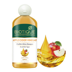 Biotique Apple Cider Vinegar Hair Shampoo, for All Hair Types, 300ml