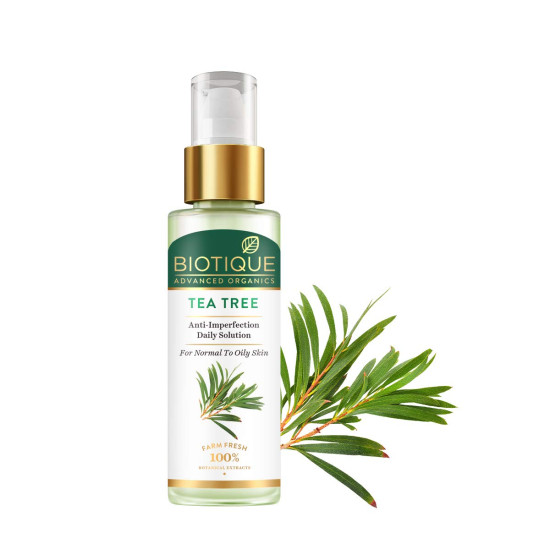 Biotique Tea Tree Anti-Imperfection Daily Solution Face Serum for Normal to Oily Skin, 30ml