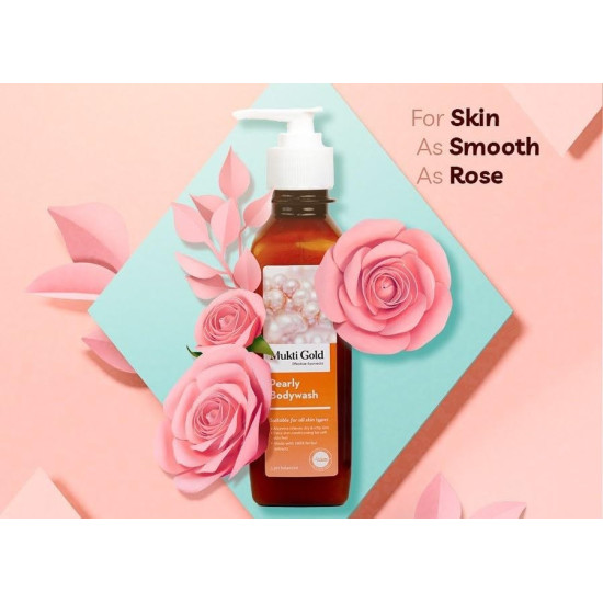 Axiom Mukti Gold Pearly Body wash, Made with herbal extracts, Aloevera Relieves Dry & Itchy Skin with Extra Skin Conditioning, Useful for all skin types, Soft skin feel -250ml Axiom Mukti Gold Pearly Body wash, Made with herbal extracts, Aloevera Relieves Dry & Itchy Skin with Extra Skin Conditioning, Useful for all skin types, Soft skin feel -250ml