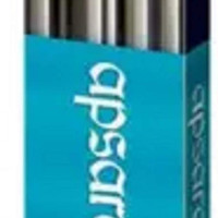 Apsara Absolute PENCIL Art Paper box Pencil Boxes (Set of 10, Blue, Silver)