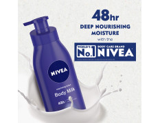 NIVEA Body Lotion, Nourishing Body Milk, 400 ml - in Eco-Friendly NIVEA Care Box | For Very Dry Skin | 2x Almond Oil