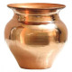 Kanshita's Rasoiware Handmade 100% Copper Lota | Tambe Ka Lota for Drinking Water | Kalash for Pooja - 200ml