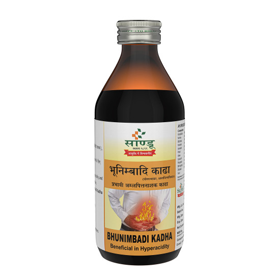Sandu Bhunimbadi Kadha | Basic Ayurvedic Remedy for Hyperacidity (200 ml) Sandu Bhunimbadi Kadha | Basic Ayurvedic Remedy for Hyperacidity (200 ml)
