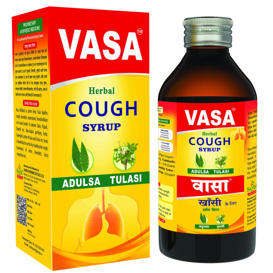 Sandu Vasa Cough Syrup� | Ayurvedic Cough Syrup for Respiratory Health | 200 ml