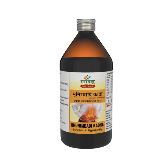 Sandu Bhunimbadi Kadha | Basic Ayurvedic Remedy for Hyperacidity (450 ml) Sandu Bhunimbadi Kadha | Basic Ayurvedic Remedy for Hyperacidity (450 ml)