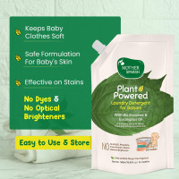 Mother Sparsh Baby Laundry Liquid Detergent- 500ml x 3 (Powered by Plants) with Bio-Enzymes and Eucalyptus Oil Mother Sparsh Baby Laundry Liquid Detergent- 500ml x 3 (Powered by Plants) with Bio-Enzymes and Eucalyptus Oil