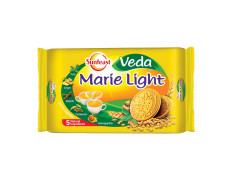Sunfeast Veda Marie Light (Stay Fresh), 250g - Pack of 8