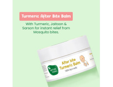 Mother Sparsh After Bite Turmeric Balm for Babies to Prevent Rashes and soothes Mosquito Bites & 98% Water Wipes Pack of 3 (80 pcs Each)