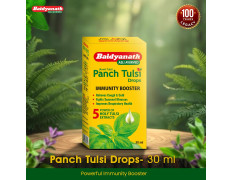 Baidyanath Panch Tulsi Drops - 30 ml | Ayurvedic Immunity Booster with Goodness of Five Types of Tulsi