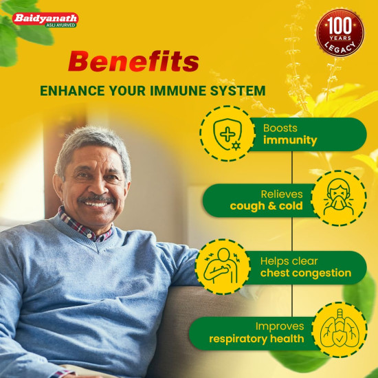 Baidyanath Panch Tulsi Drops - 30 ml | Ayurvedic Immunity Booster with Goodness of Five Types of Tulsi