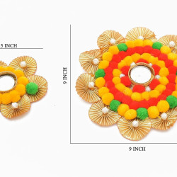 Sanvatsar Home Decorative Rangoli Set of 7