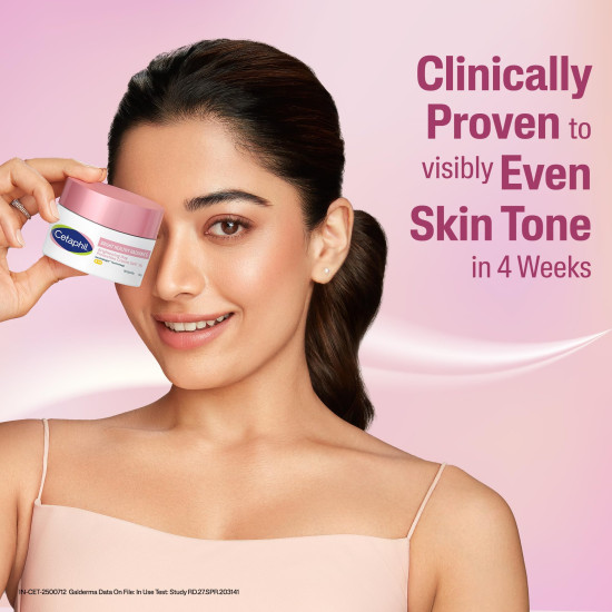 Cetaphil Brightening Day Protection Cream SPF 15-50 g| Day Cream for Dark Spots, Uneven Skin Tone| Niacinamide, Sea Daffodil| Fragrance-Free|