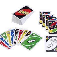 Mattel Uno Playing Card Game Reinhards Staupe's Blink The World's Fastest Card Game, Multi Color Skip Bo Card Game for Adult