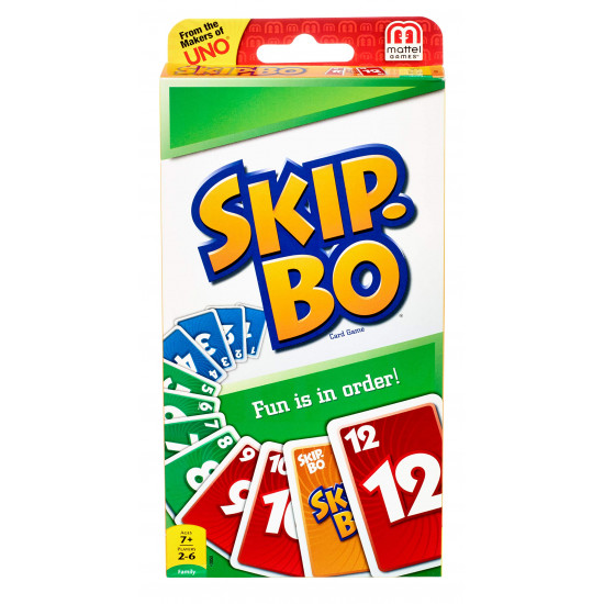 Mattel Uno Playing Card Game Reinhards Staupe's Blink The World's Fastest Card Game, Multi Color Skip Bo Card Game for Adult